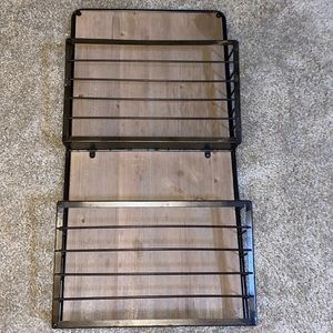 Rustic Wooden Mail/Magazine Holder